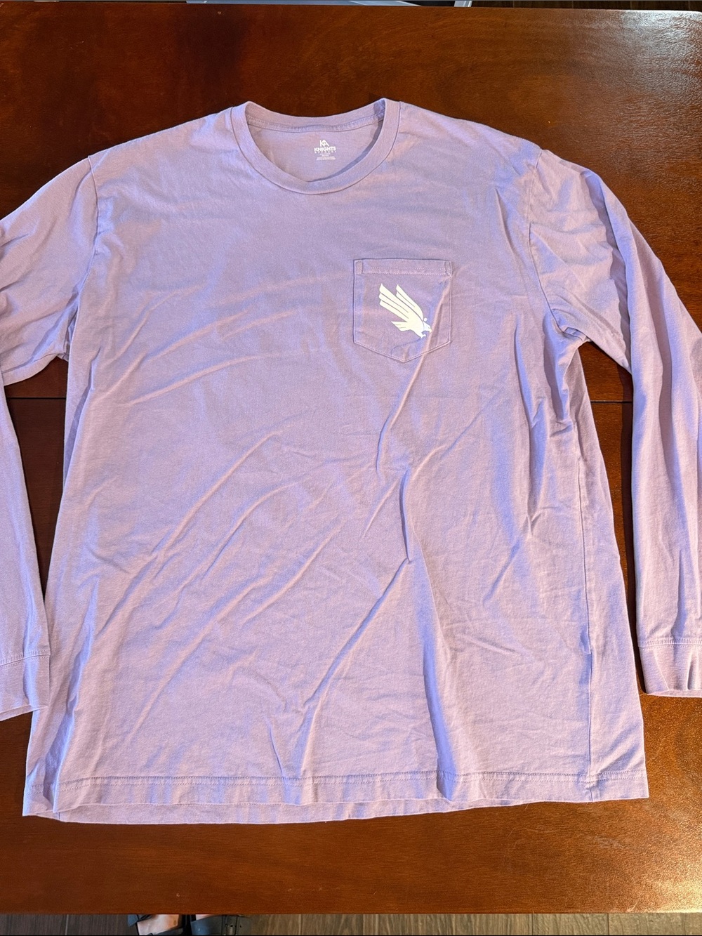 UNT University of North Texas Women’s Lavender Long Sleeve Pocket Tee